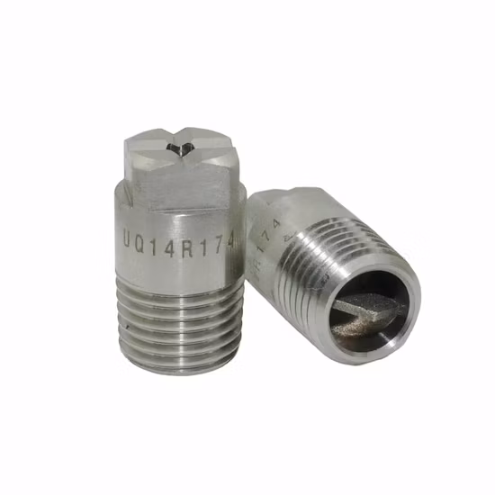 Boquilla rociadora cuadrada de cono lleno de acero inoxidable